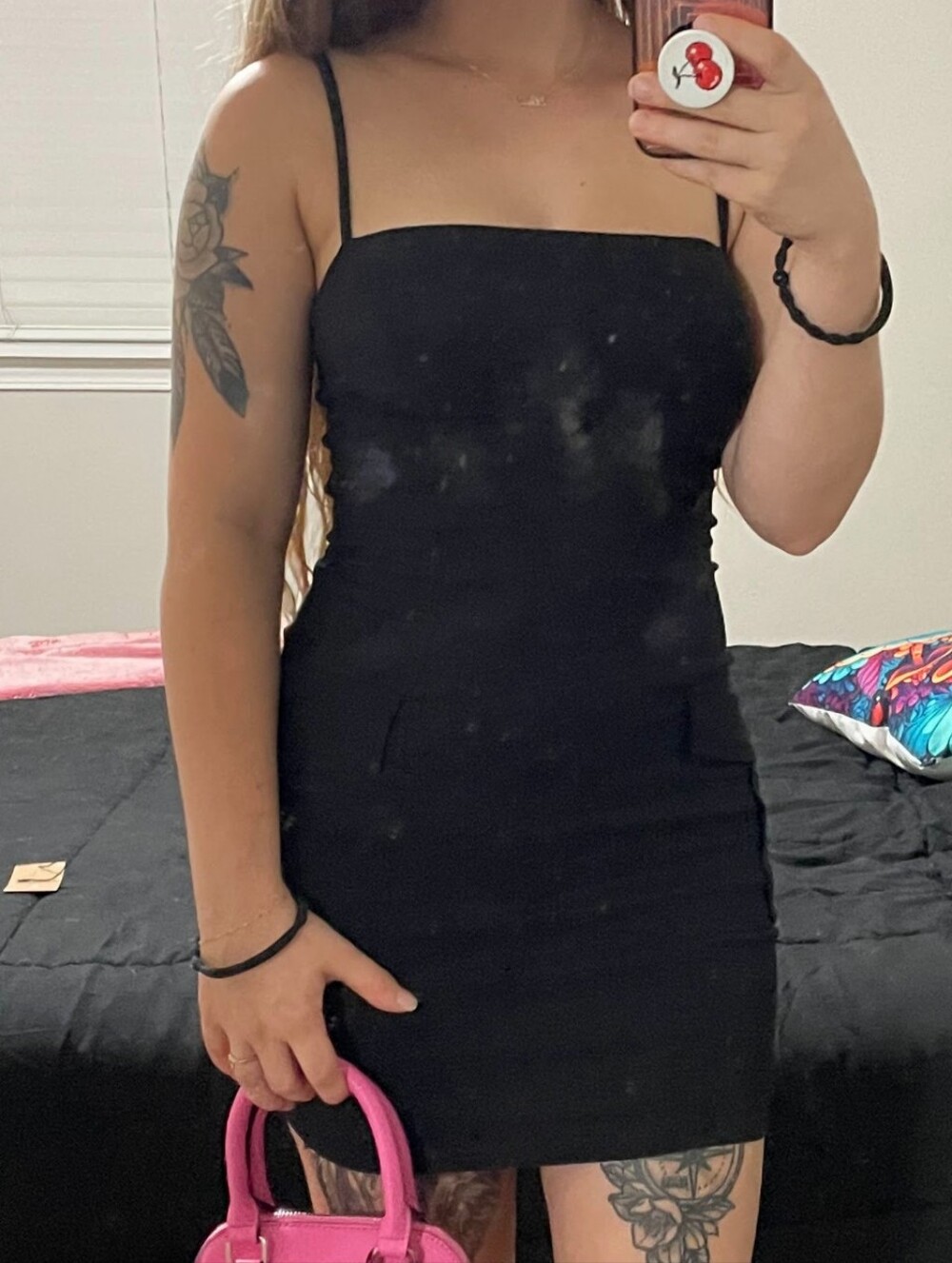 Windsor Black Mini Dress With Pockets